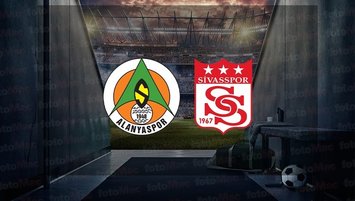 Alanyaspor Sivasspor maçı CANLI
