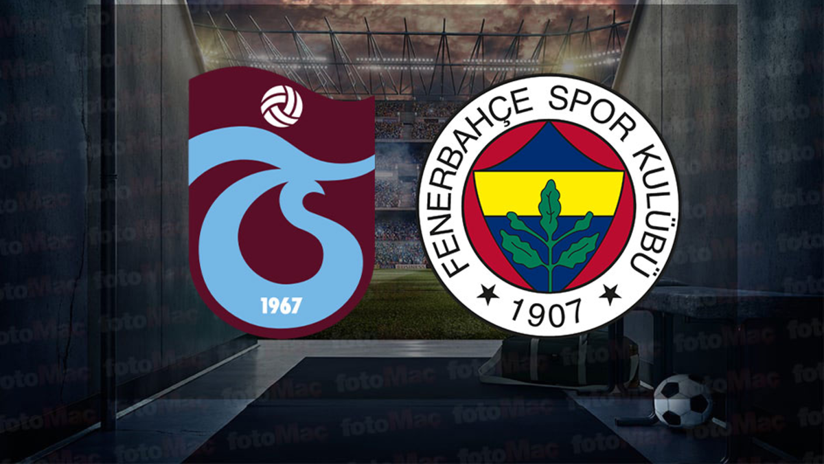 Trabzonspor - Fenerbahçe maçı saat kaçta, hangi kanalda? | Trendyol Süper Lig canlı maç izle