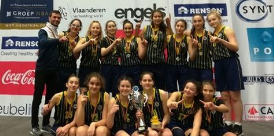 Fenerbahçe U14, Belçika'da şampiyon