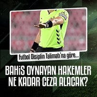 Bahis oynayan hakemler ne kadar ceza alacak? Futbol Disiplin Talimatı'na göre...