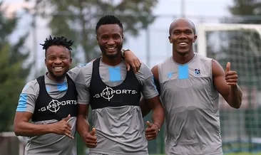 Trabzonspor'da Nijeryalılar mutlu