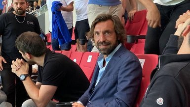 Andrea Pirlo maçı izledi
