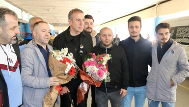 Trabzonspor'da istifasını sunan Abdullah Avcı Trabzon'a geldi