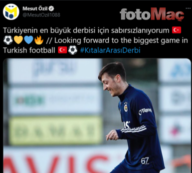 Alex’ten Fenerbahçe Galatasaray derbisi paylaşımı! Arda Turan...