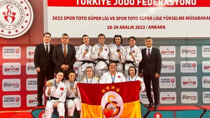Judo Spor Toto Süper Ligi'nde şampiyon Galatasaray!