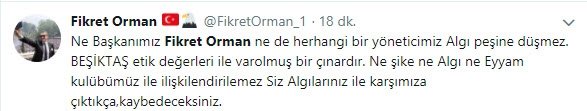 Turgay Demir'den Fikret Orman yorumu!
