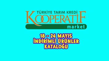 TARIM KREDİ'DE SON MAYIS İNDİRİMİ | 18 - 24 Mayıs Tarım Kredi Market kataloğu