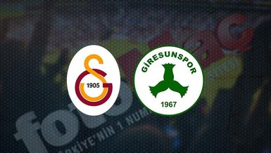 Galatasaray Giresunspor maçı CANLI İZLE 📺 | Galatasaray - Giresunspor maçı ne zaman? Galatasaray maçı hangi kanalda canlı yayınlanacak? Saat kaçta?