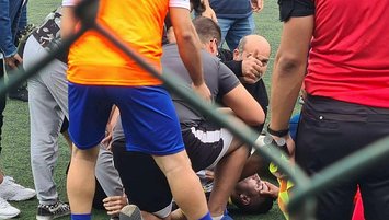 Amatör maçta kalbi durdu