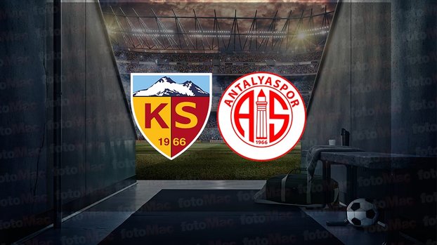 Mondihome Kayserispor - Bitexen Antalyaspor maçı CANLI