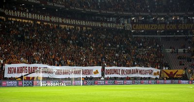 Galatasaray taraftarlarından Mehmetçik’e destek