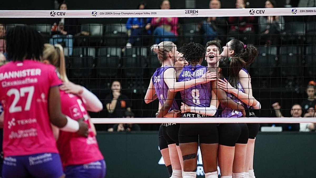 Kadınlar Şampiyonlar Ligi'nde Eczacıbaşı setler vermedi!