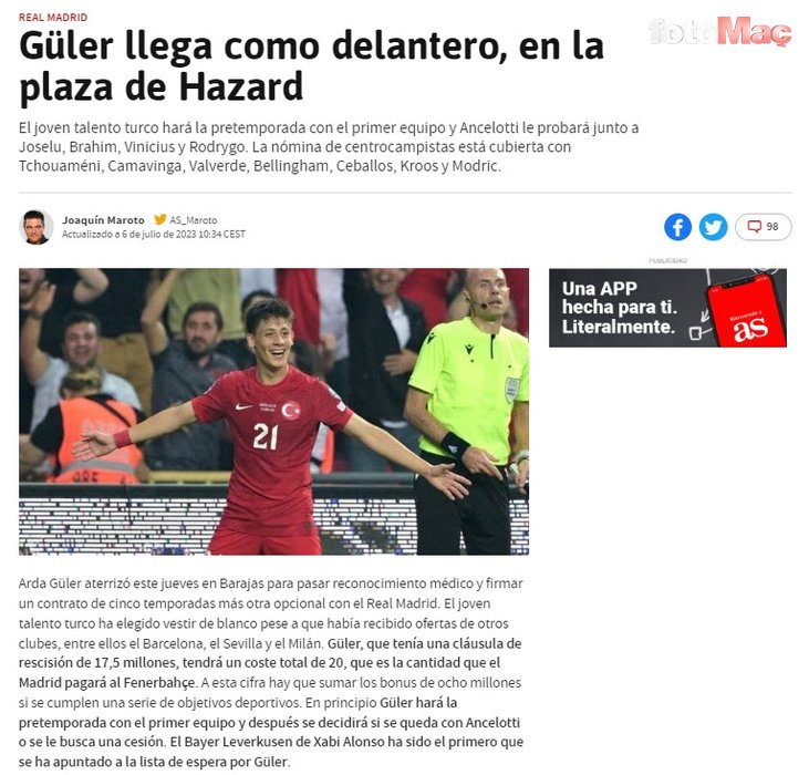 FENERBAHÇE TRANSFER HABERLERİ - Arda Güler'de yeni gelişme! O takıma kiralanabilir