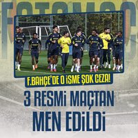 F.Bahçe'den o isme 3 maç men cezası!