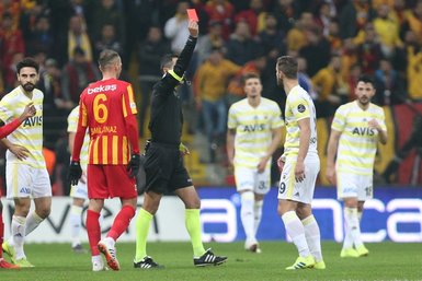 Kayserispor - Fenerbahçe maçından kareler!