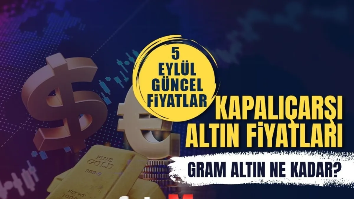 Canlı altın fiyatları | 5 Eylül gram, çeyrek, yarım altın ne kadar?