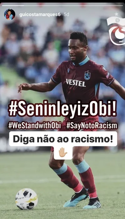 Trabzonsporlu futbolculardan Obi Mikel'e destek - 3