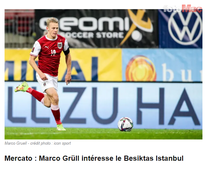 Beşiktaş'tan transfer operasyonu! Larin'in yerine Marco Grüll