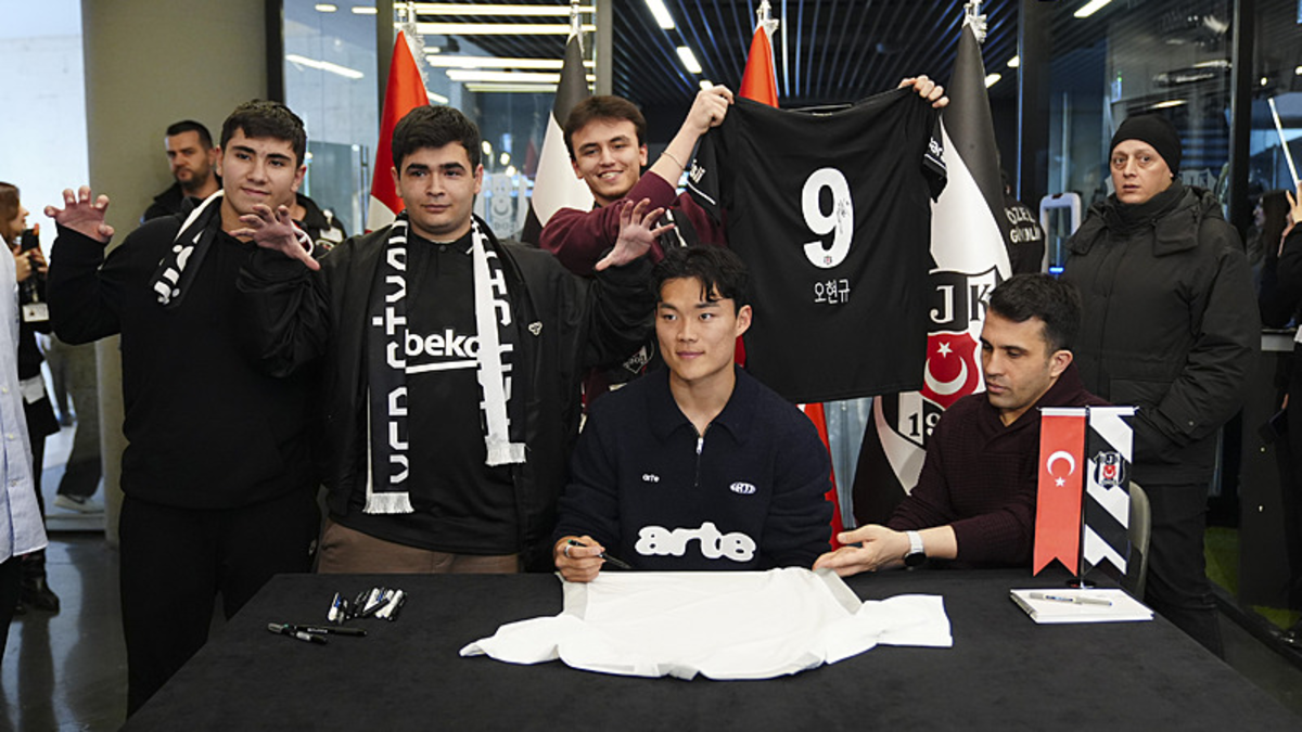 Beşiktaş’ta Hyeon-gyu Oh için imza günü düzenlendi