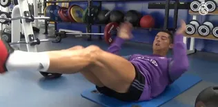 İşte C. Ronaldo böyle çalışıyor