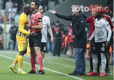 Beşiktaş Teknik Direktörü Sergen Yalçın çileden çıktı! İşte o anlar...