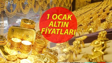 Gram altın fiyatları 1 Ocak 💰 | Çeyrek, Yarım, Tam, Külçe, Cumhuriyet Altını ne kadar? 1 Dolar kaç TL?