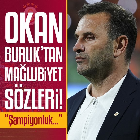 Galatasaray’da Okan Buruk’tan şampiyonluk sözleri!