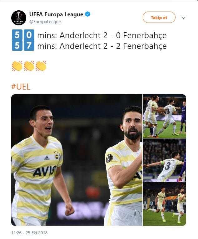 Uefa Dan Fenerbahce Paylasimi Son Dakika Futbol Haberleri Fotomac