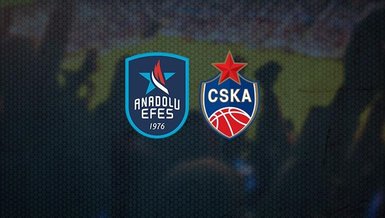 Anadolu Efes - CSKA Moskova maçı CANLI SKOR