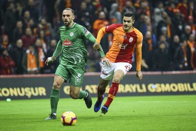 Galatasaray - Rizespor maçından kareler