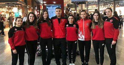 Kadın milli judokalar Düsseldorf'a gitti