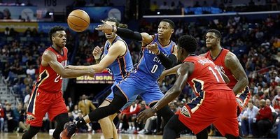 Thunder'ı yine Westbrook uçurdu