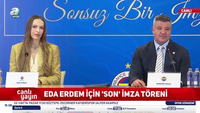>Eda Erdem için 'son' imza!