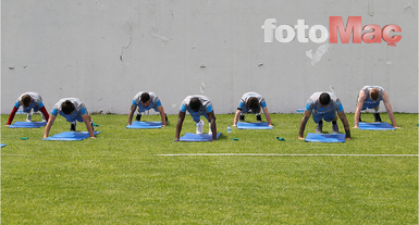 Trabzonspor antrenmanında dikkat çeken görüntü! Alexander Sörloth...