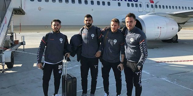 Konyaspor kafilesi Portekiz'e gitti