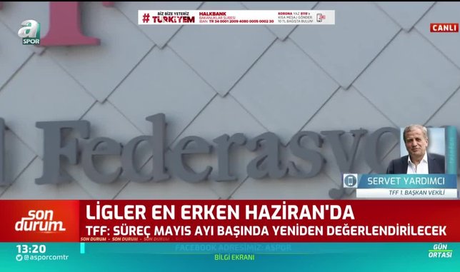 Servet Yardımcı: Ligleri en geç ağustos sonunda tamamlayacağız