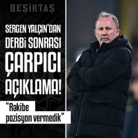 Sergen Yalçın: Pozisyon vermedik
