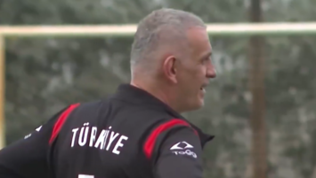 Hacıosmanoğlu milli takım kampında futbol oynadı