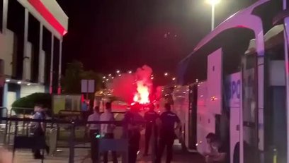 >Trabzon'da coşkulu karşılama!