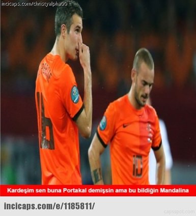 Türkiye-Hollanda maçı sonrası caps’ler patladı
