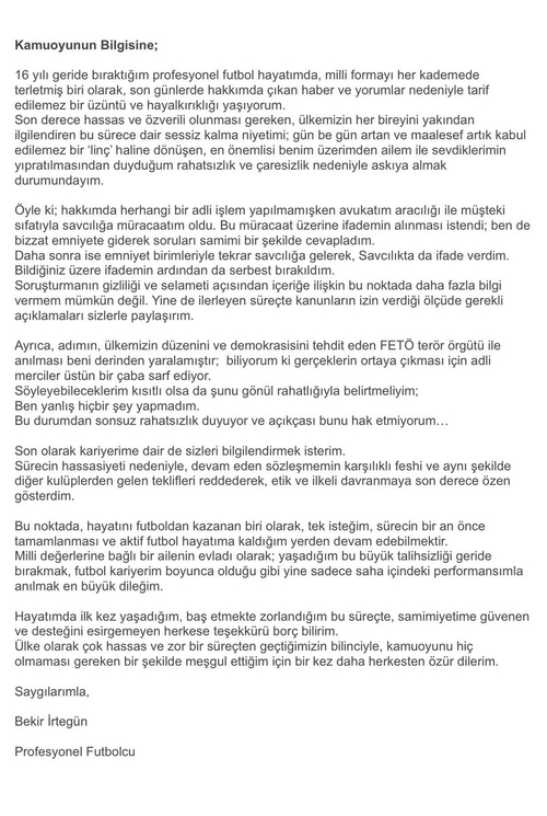 'İtirafçı' Bekir İrtegün'den açıklama var - 1