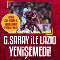 G.Saray ile Lazio yenişemedi!