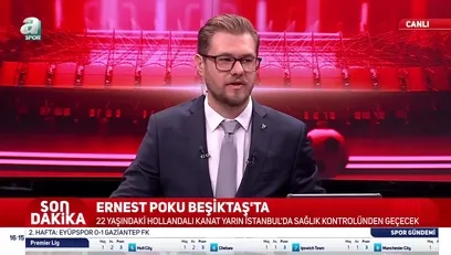 >Ernest Poku, Beşiktaş için geliyor!