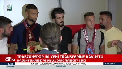 >Fırtına'nın yeni transferleri Trabzon'a geldi