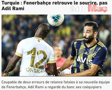 Fenerbahçe-Ankaragücü maçında hata yapan Adil Rami Fransız basınında gündem oldu