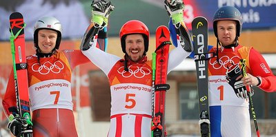 Altın madalya Avusturyalı Marcel Hirscher'in