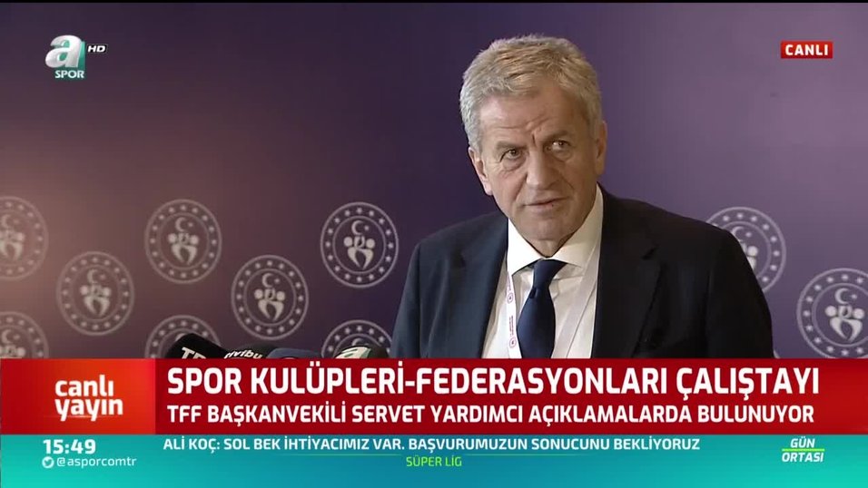 Tff Baskanvekili Servet Yardimci Dan Ali Koc Un Iddialarina Yanit Videosunu Izle Fotomac Tv