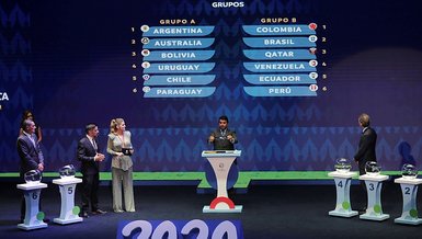 Copa America 2020'de gruplar belli oldu