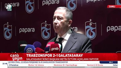 Galatasaray 2. Başkanı Metin Öztürk'ten maç sonu flaş açıklama!