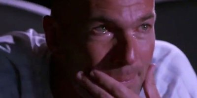 Zidane'ı gözyaşlarına boğan olay